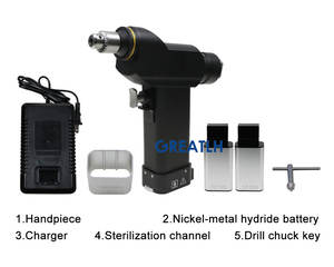 Instrument chirurgical orthopédique micro perceuse canulée mini perceuse canulée orthopédique vétérinaire - Product Image 2