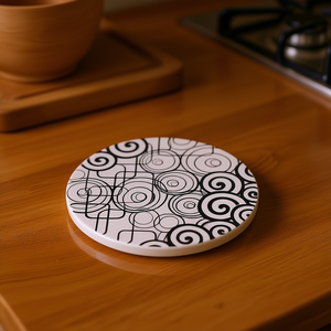 Sottopentola in Ceramica Excelsa 16 Cm Resistente al Calore, Protezione per Mobili, Nero - Product Image 3