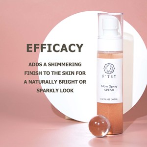 Private Label Organic Body Shining Sunscreen Mist Brighten Moisturizing Spf <span class=keywords><strong>50</strong></span> <span class=keywords><strong>Spray</strong></span> per la <span class=keywords><strong>protezione</strong></span> <span class=keywords><strong>solare</strong></span> - Product Image 5