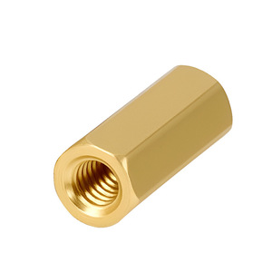H4 M2.5 Hexagonal <b>Copper</b> Standoff Double Threaded For Camera Mounting Support Isolation Spacer - Product Image 1