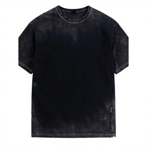 เสื้อยืดคอตตอนแท้ 100% สำหรับผู้ชาย น้ำหนัก 230 กรัม ผ้าถักเนื้อหนา คอกลม สีพื้น สไตล์ลำลอง สตรีทแวร์ รับผลิตแบบ OEM ODM - Product Image 3