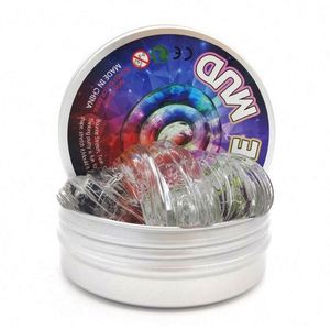 ดินน้ำมันแบบไม่ติดมือ ของเล่นบีบคลายเครียด สไลม์เด้งดึ๋ง ใสเหมือนคริสตัล - Product Image 1