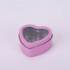 Hộp Thiếc Hình Trái Tim Bánh Quy Kẹo Sô Cô La Logo Tùy Chỉnh Có Cửa Sổ Quà Tặng Tình Yêu Đám Cưới Hộp Thiếc Hình Trái Tim - Product Image 6