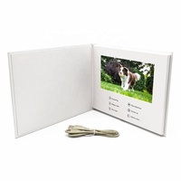 Brochure vidéo personnalisée avec écran LCD de 2,4/4,3/5/7 pouces, livre vidéo, carte de vœux numérique pour le marketing d'entreprise, cadeau de mariage