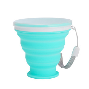 Botella de Agua Plegable de Silicona de 200 ml, Directo de Fábrica, Portátil, Moderna, para Viajes al Aire Libre, con Función de Enjuague - Product Image 1