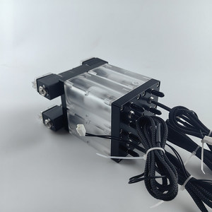 Modèle 7801-C3 Indépendant à quatre cavités à deux étages pour cartouche d'encre avec 4 petites électrovannes et 8 sorties en acrylique - Product Image 2