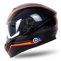 Casque Modulable Relevable Certifié DOT pour Moto avec Intercom Bluetooth 4.1+EDR, Visière Pare-Soleil et Radio FM