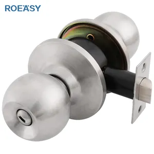 Roasy 저렴한 욕실 손잡이 도어록 세트 잠금 알루미늄 도어 하드웨어 및 알루미늄 도어 잠금 욕실