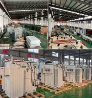 11KV 33KV 10000 Kva 2MVA 3MVA 4MVA 5 MVA Transformateur d'enroulement de cuivre de distribution d'énergie électrique immergé dans l'huile triphasé