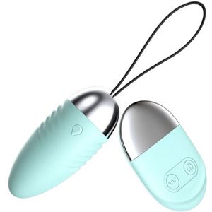 Taşınabilir uzaktan kumanda atlama yumurta g-spot vibratör kadınlar için çok frekanslı silikon vibratör seks oyuncakları - Product Image 1