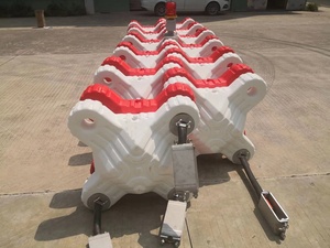 Precio de fábrica, protección contra olas de inundación, comedor, rompeolas de plástico, HDPE, muelle marino, bloque de olas - Product Image 2