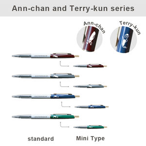 Stylo à bille noir transformable du fabricant japonais Longueur variable avec une largeur d'écriture de 0.5mm - Product Image 5