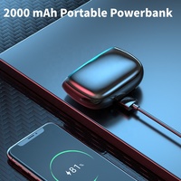 M39 Earphone Headset nirkabel suara sempurna, earbud olahraga musik Game dengan Power Bank harga pabrik