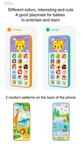 Ricarica elettrica bambino istruzione precoce <span class=keywords><strong>Castellano</strong></span> apprendimento Smart Mini telefono cellulare per bambini giocattolo per cellulare - Product Image 5