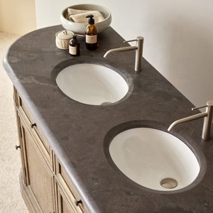 <span class=keywords><strong>Mobile</strong></span> da <span class=keywords><strong>Bagno</strong></span> in Rovere con Doppio <span class=keywords><strong>Lavabo</strong></span> Personalizzato, Unità Indipendente con Piano in Lastra di Roccia Impermeabile, <span class=keywords><strong>Mobile</strong></span> in Legno Massello di Alta Qualità - Product Image 6