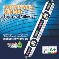 Colle structurelle multicolore résistante aux intempéries pour murs-rideaux en verre, adhésif d'étanchéité pour l'ingénierie des bâtiments de grande hauteur en extérieur