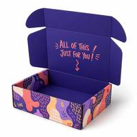 Cajas de Envío Personalizadas OEM del Fabricante, Color Azul Bebé, Rosa, Borgoña, Pequeñas y Grandes, Cajas de Papel para Suscripciones de Comercio Electrónico al por Mayor