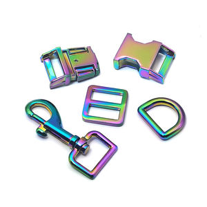 Kit de quincaillerie robuste et écologique en or rose pour la vente en gros |   Sangles à boucle latérale en métal avec <span class=keywords><strong>logo</strong></span> personnalisé et mousqueton |   Professionnel - Product Image 5