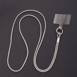 Portachiavi fai da te Anti smarrimento vuoto portachiavi per iPhone 15 pro max supporto collo Patch <span class=keywords><strong>Mobile</strong></span> custodia per telefono cordino in corda - Product Image 1