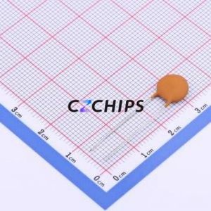 Condensador cerámico de disco de montaje pasante 2H682MC1F-F4-ZNR (THT), paso de 5.08mm, 6.8nF, 20%, 500V - Product Image 2