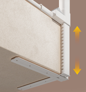 Barandilla de Seguridad Plegable para Cama de Bebé con Altura Ajustable, Barrera de Seguridad Anticaídas con Elevación Vertical para Niños Pequeños y Bebés - Product Image 5