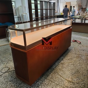 Tốt nhất bán hoàn toàn lắp ráp cửa hàng truy cập kính hiển thị thiết kế nội thất đồ trang sức nội thất tủ vòm hiển thị kệ tủ - Product Image 5