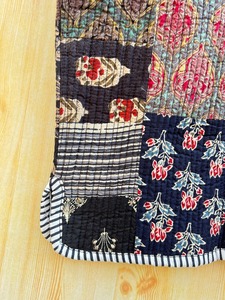 Chaleco Acolchado de Algodón, Estilo Vintage, Chaquetas Acolchadas, Cuello en V, Estampado Floral, Regalos para las Fiestas, Chaqueta sin Mangas para Mujer - Product Image 6