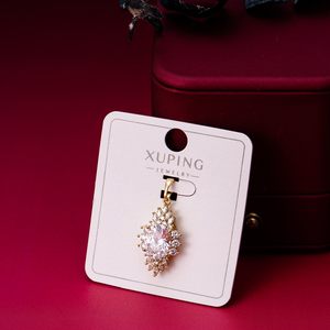 XUPING perhiasan grosir Aksesori jumlah besar berlapis emas wanita es keluar bunga hati bintang lucu kreatif mode liontin pesona - Product Image 2