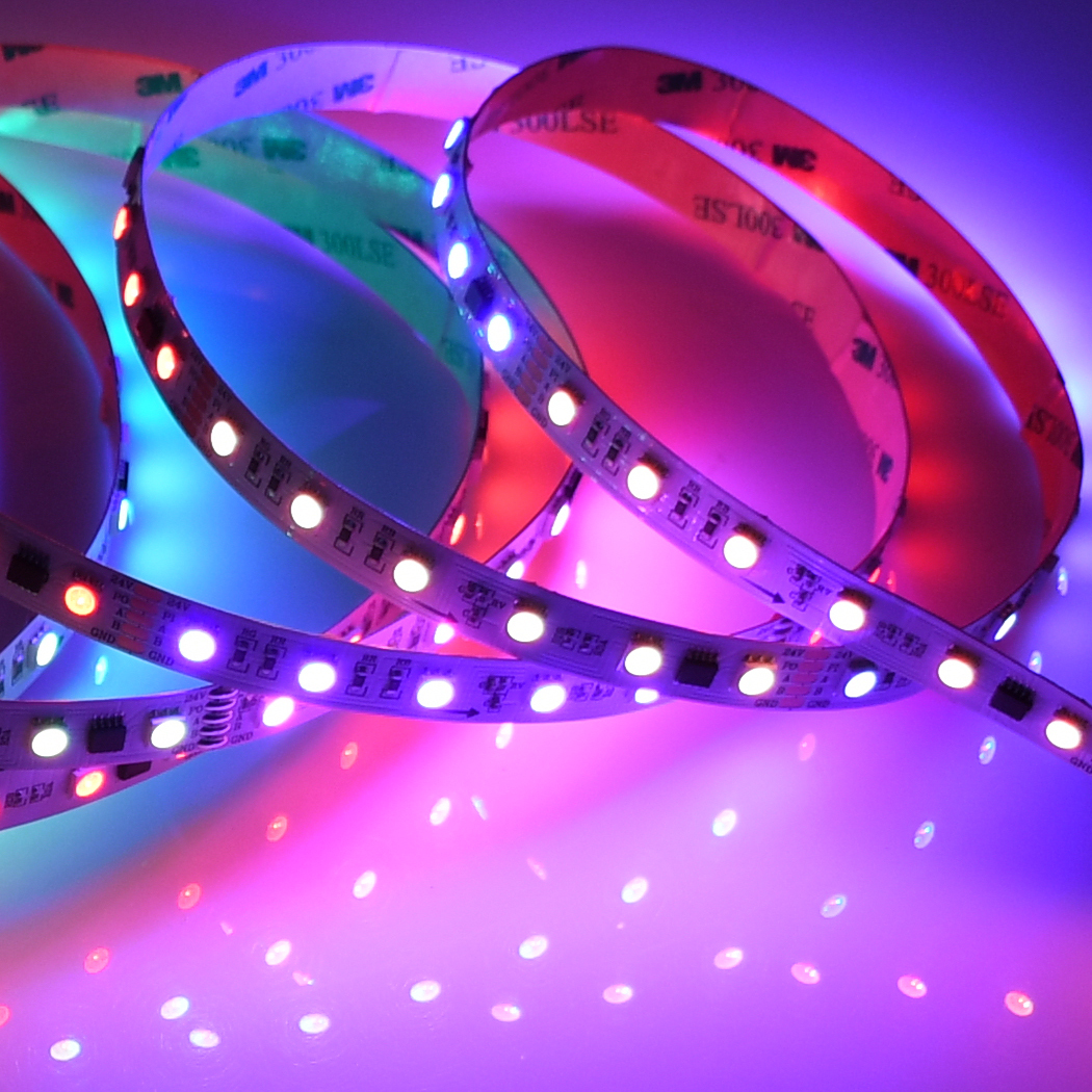 LED New Technology Intelligent Light Strip 5V DMX512-5050 RGB Digital Strip LED Decorative Light