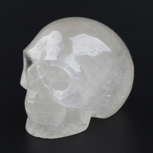 Crânes en quartz naturel transparent de 2 pouces, améthyste, crânes en cristal d'améthyste sculptés à la main - Product Image 4