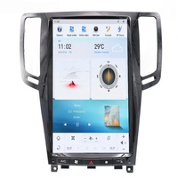 Radio de Coche Android de 13.6 Pulgadas para Infiniti G37 G35 G25 G37S 2007-2013, Reproductor Multimedia Estilo Tesla con Carplay Inalámbrico y 4G