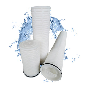 Elemento Filtrante Plegado de PP de 40 Pulgadas y 0.1 Micras, Serie HFPP, Cartucho de Filtro de Alto Flujo para Tratamiento de Agua Industrial - Product Image 1
