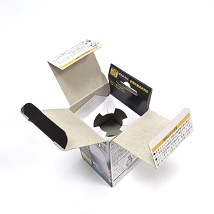 Caja de papel plegable ecológica de calidad superior con impresión de logotipo personalizado para productos de bombilla - Product Image 5
