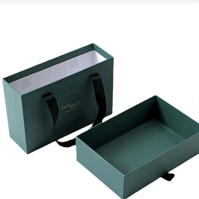 कस्टम खुले खींच संभाल के साथ परिधान सूट पैकेजिंग बॉक्स अधोवस्त्र अंडरवीयर आकर्षित बक्से पैकेजिंग