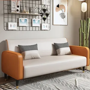 Новые высококачественные образцы, роскошная, простая и легкая мебель в роскошном стиле, диван из кожаной ткани, гостиная