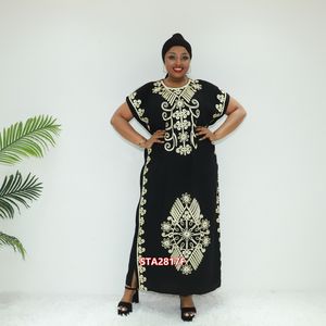 Abito muslimah formale nero tessuto abaya STA2817F Nigeria abaya boubou - Product Image 3