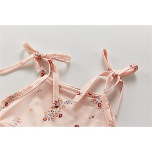 Traje de baño personalizado con logotipo para niñas, conjunto de <span class=keywords><strong>Bikini</strong></span> con estampado Floral de limón y volantes, traje de baño para niños pequeños - Product Image 5
