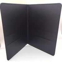 Carpeta Organizadora de Archivos A4 con Logotipo Personalizado en Relieve, Carpeta de Documentos de Cuero PU con 4 Bolsillos