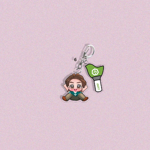 <span class=keywords><strong>Got7</strong></span> tour du lịch thế giới phim hoạt hình hình Acrylic Keychain thép không gỉ Keyring Jackson bambam Mark jinyoung ánh sáng thanh quyến rũ Keyring - Product Image 4