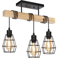 Approvisionnement exclusif transfrontalier, style minimaliste américain, cage en fer, LED 110v Ra70-80, luminaire suspendu au plafond, restaurant, couloir, bar