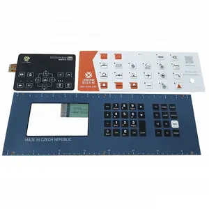 Grosir produsen keyboard sakelar foil membran kunci datar dengan peralatan R & D layanan mandiri