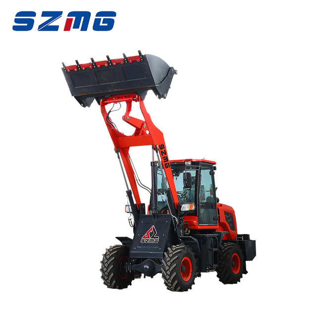 SZ912 High Quality 1.2 Ton Mini Compact Hydraulic Front Shovel 1200 kg Wheel Loader With 0.6 CBM Bucket