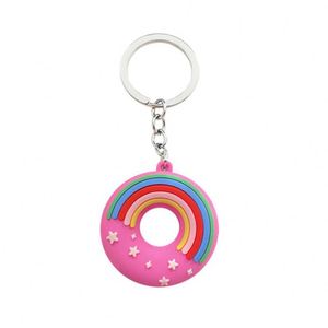 Porte-clés boussole créatif de Noël en PVC souple 3D, personnalisé, en gros, pour sac à dos d'étudiant, décoration suspendue - Product Image 6