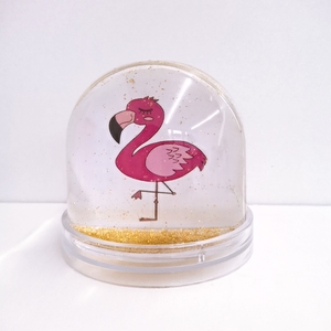Globe à neige en plastique personnalisé, cadeau souvenir en gros, globe à neige en résine acrylique avec insertion photo - Product Image 5