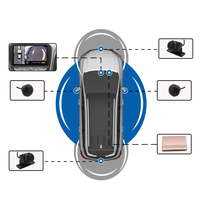 Caméra de recul panoramique à 360 degrés Wemaer Oem Sony225 720P, surveillance de stationnement, 2D Hs Hisilicon Avm, vue aérienne, caméra de voiture, vue panoramique