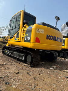 Excavadora de cadenas Komatsu PC110 usada, original de Japón, excavadora hidráulica de 11 toneladas, motor Komatsu confiable, perfecta para la construcción - Product Image 3