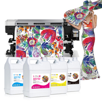 Tinta Sublimasi Bulk 5 Liter Set CMYK untuk Printer Epson I3200 I1600 XP600 DX5 DX7 4720 L3200 Grosir