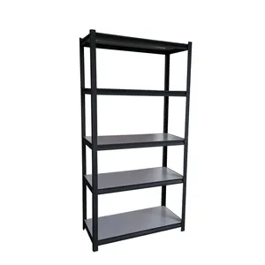 Shelf Rack Easy Install Height Adjustable 5 Layers Metal Customizable Steel Item Surface Plate For Storage