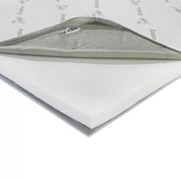 Surmatelas en mousse à mémoire de forme rafraîchissante en latex LEIZI de 2 pouces, surmatelas de lit, enroulable dans une boîte