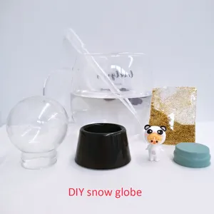 定制尺寸树脂雪球套件DIY家居装饰人造雪球套件